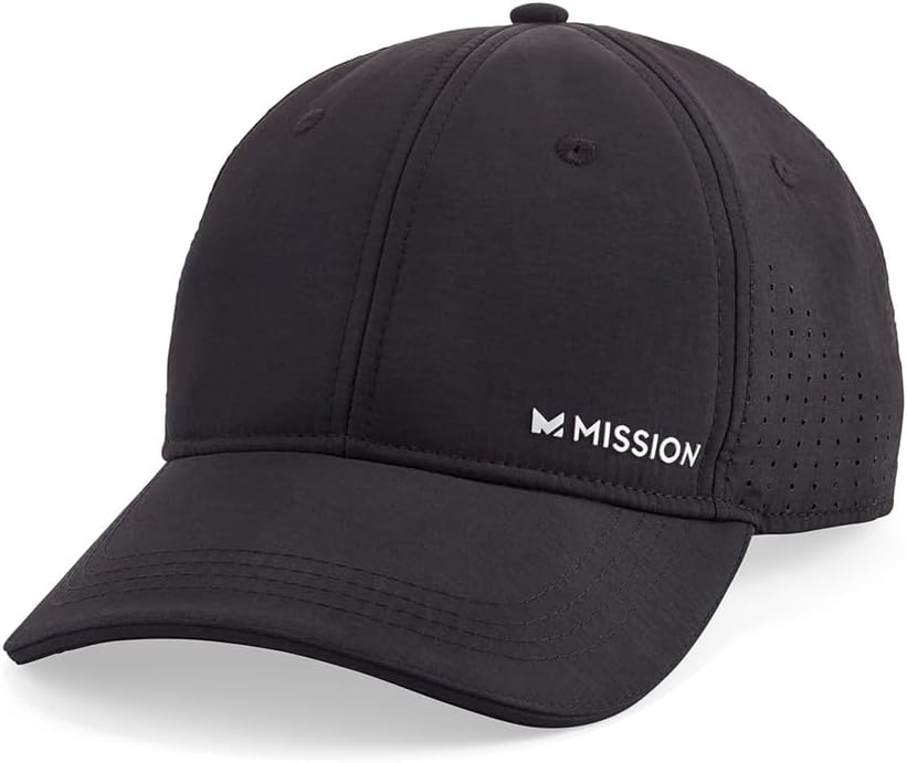 MISSION Cooling Vented Performance Hat for Workouts & Golf