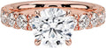 Moissanite Engagement Ring for Women 2 CT Colorless VVS1 - Twisted