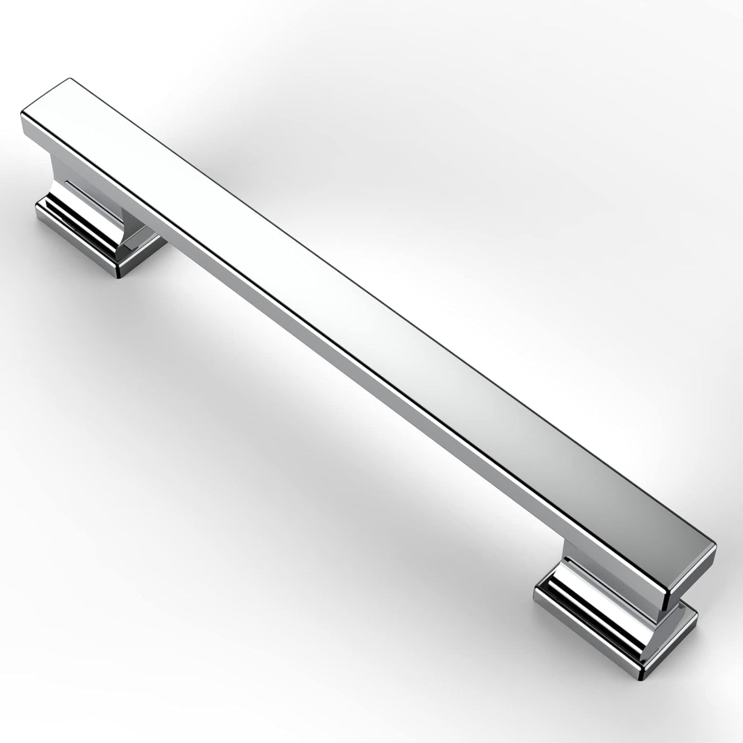 10 Pack 5 Inch Polished Chrome Kitchen Cabinet Handles for Upgrades