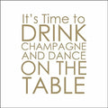 Champagne Time Napkins - Mary Phillips Designs