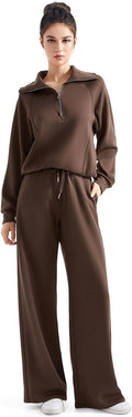 SUUKSESS Women 2 Piece Lounge Set Modal Blend - Soft Travel Loungewear