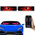 Devil Eyes LED Light for Cars - Flexible Scrolling Programmable Sign