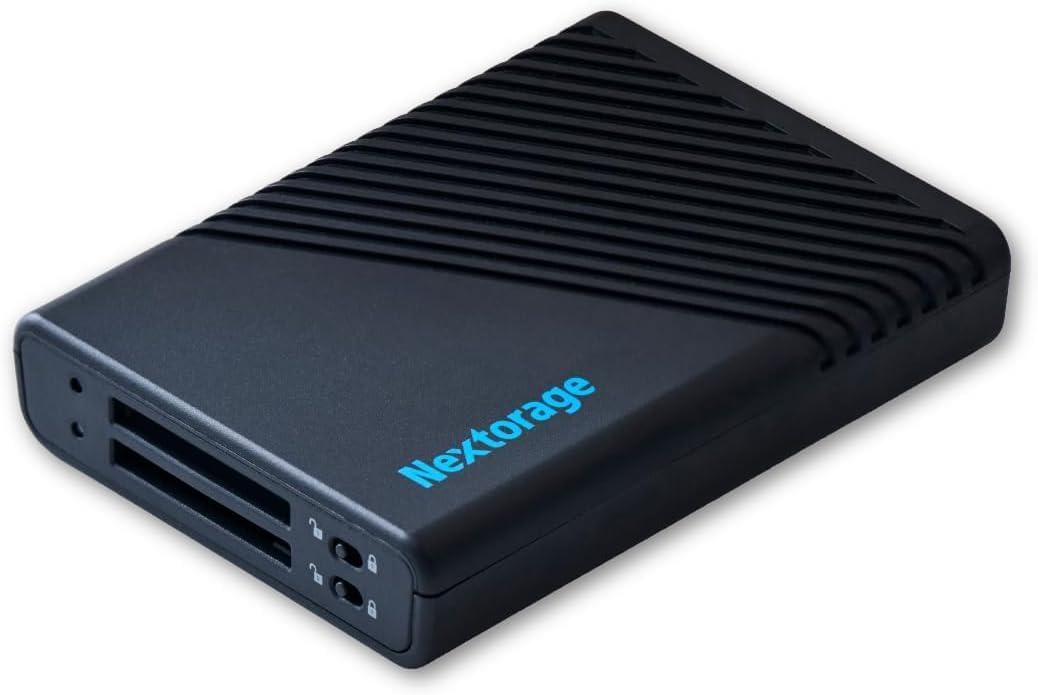 Nextorage Japan SD Dual Slots Card Reader for Fast Transfers