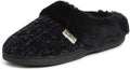 Dearfoams Women's Fuzzy Memory Foam Claire Clogs - Cloudlike Comfort