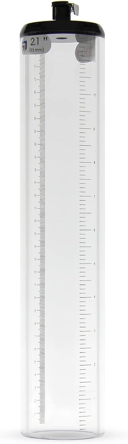 LeLuv 6mm Thick Walled Cylinder for Penis Pumps - Clear Acrylic