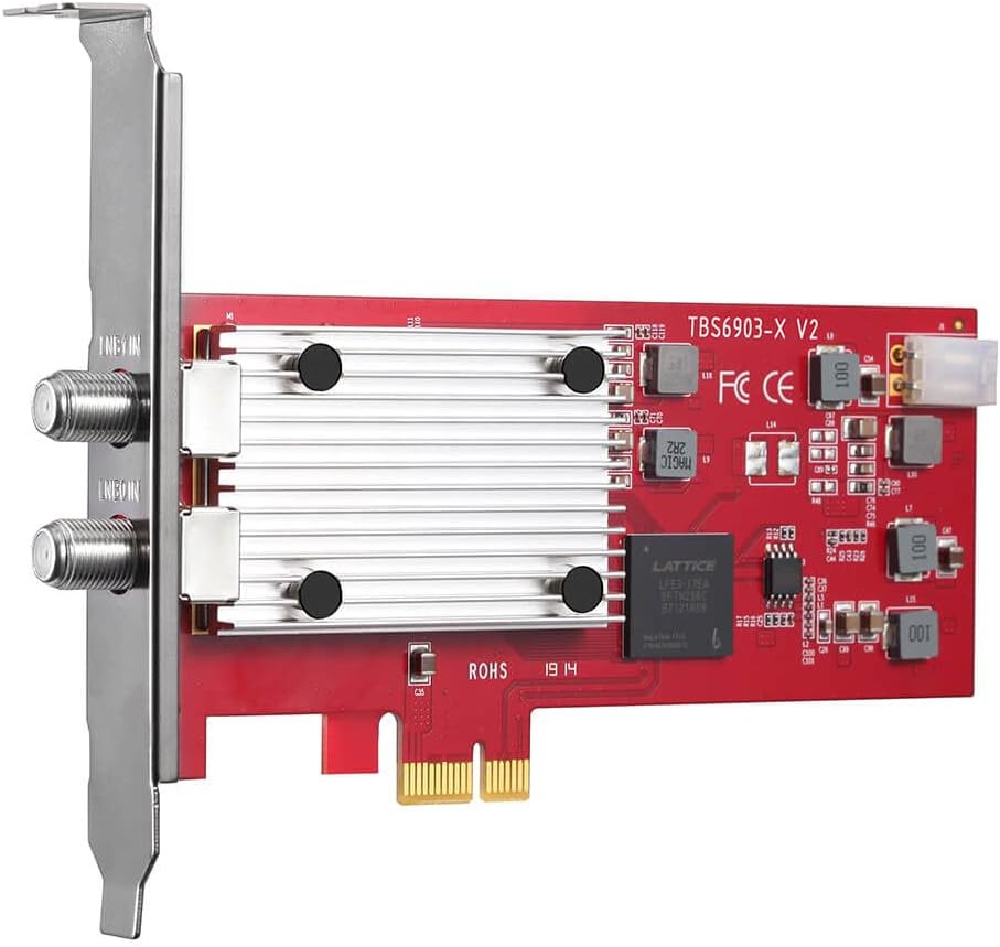 TBS6903X DVB-S2 S2X Dual Tuner PCI Express Card for TV