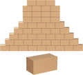 EdenseeLake 50 Pack 8x4x4 in Small Shipping Boxes - Budget Bulk Pack