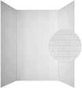 Subway Tub and Shower Wall Panels Surround 96 Sq Ft - Easy Fit