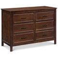 DaVinci Charlie 6-Drawer Double Dresser in Espresso - Versatile