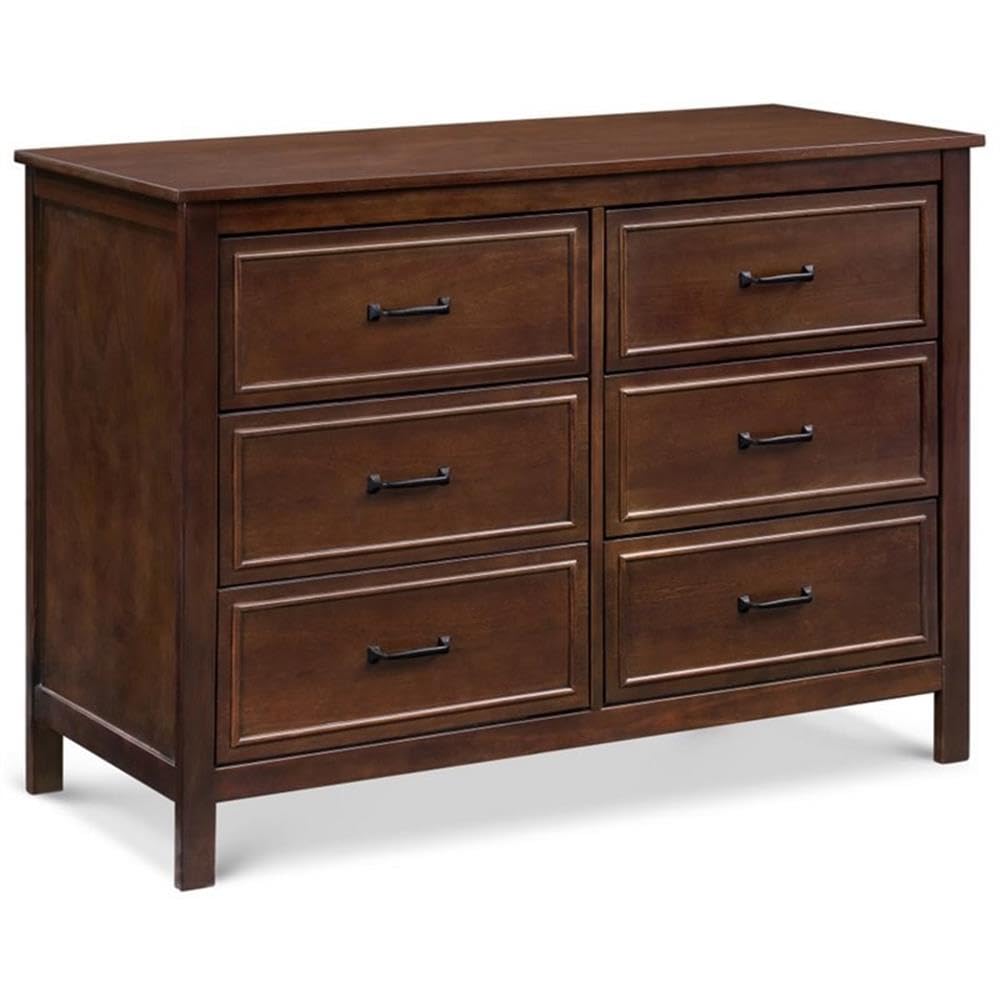 DaVinci Charlie 6-Drawer Double Dresser in Espresso for Baby