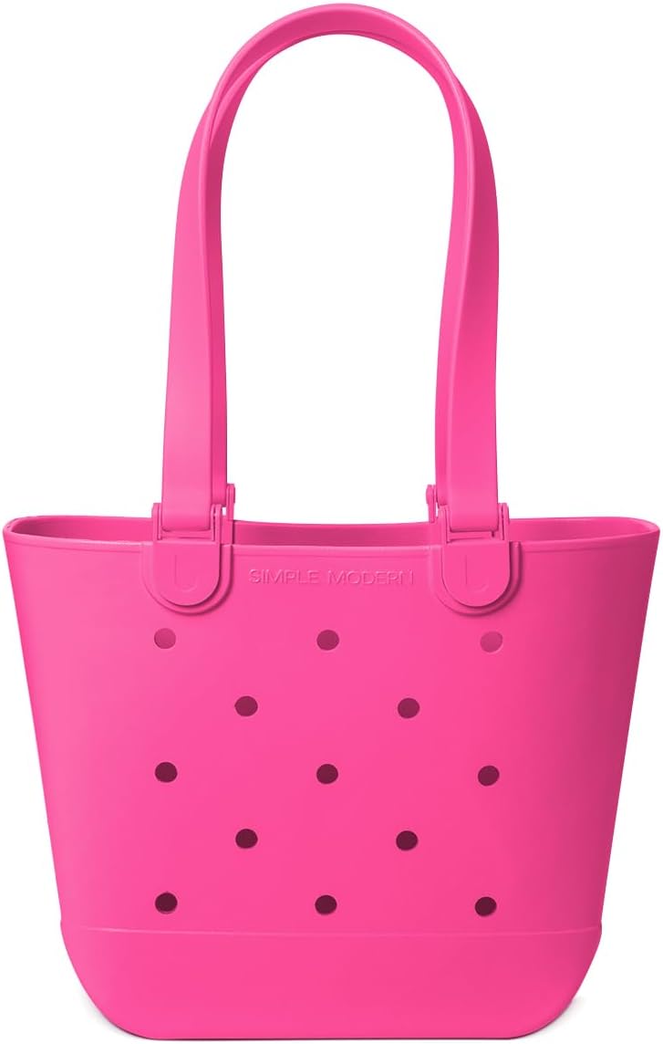 Simple Modern Medium Beach Bag - Waterproof Tote for Travel