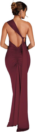 Women Sexy Backless Bodycon Open Back Maxi Dress - Elegant Party Wear