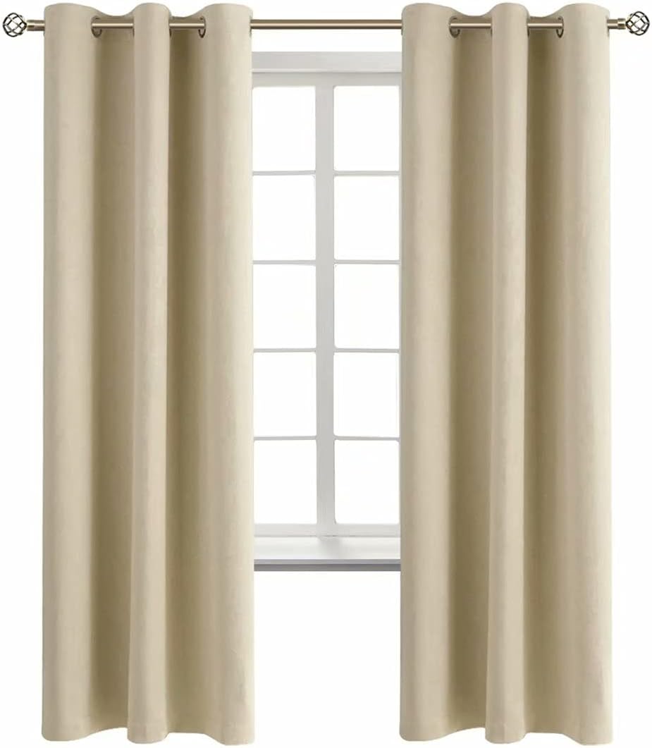 BGment Room Darkening Curtains for Bedroom - 72 Inch Panels