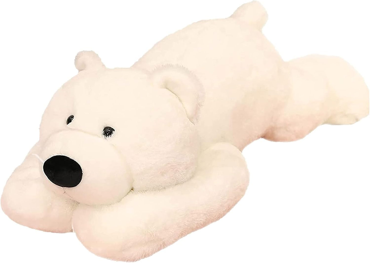 Weighted Polar Bear Stuffed Animal Toy for Comfort and Fun