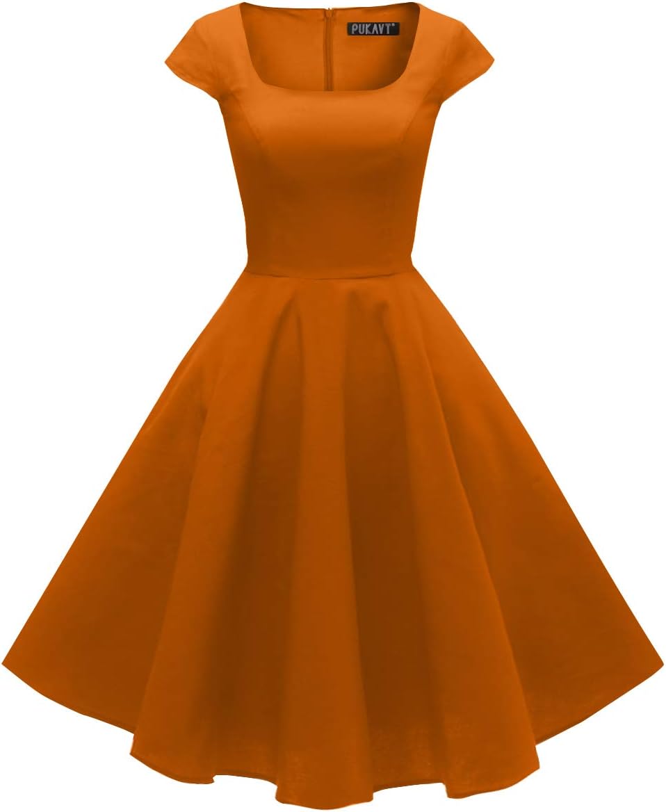 PUKAVT Women's Cocktail Party Dress with Pockets for All Occasions