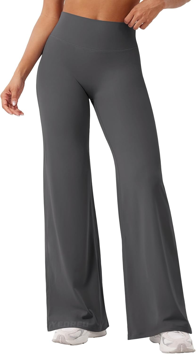 YEOREO Workout Leggings for Women with No Front Seam Design