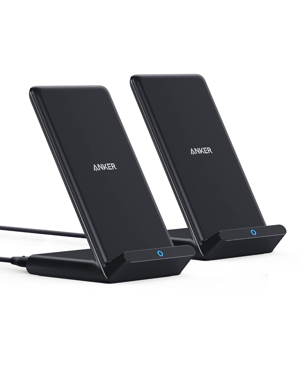 Anker 2-Pack Wireless Charging Stand - Fast Qi-Certified Charger