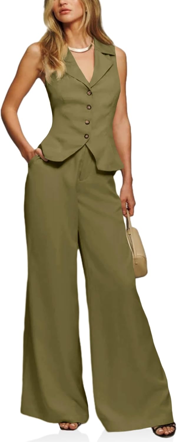 Cicy Bell Womens Vest Sets Summer 2 Piece Outfits for Style
