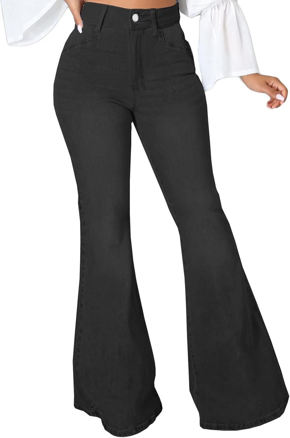 SeNight Women Bell Bottom Jeans for Stylish Casual Wear
