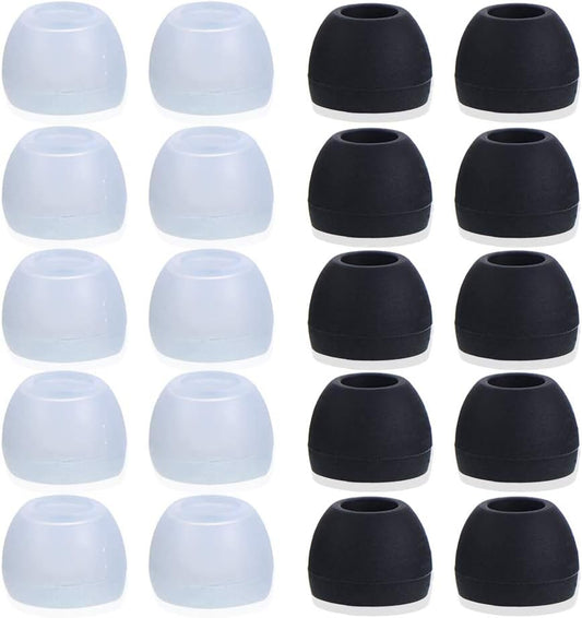 Silicone Earbud Tip Covers x20 - Enhanced Comfort & Fit by Blacell