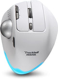 Trackball Mouse Rechargeable Wireless Bluetooth - Ergonomic Thumb