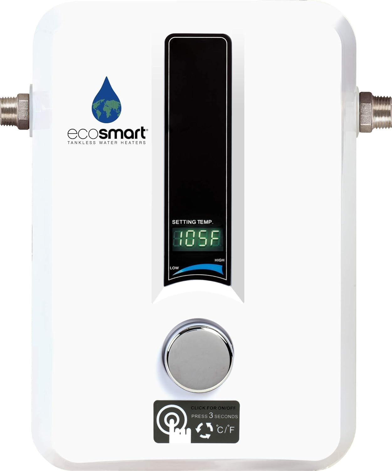 EcoSmart ECO 11 Electric Tankless Water Heater for Endless Hot Water