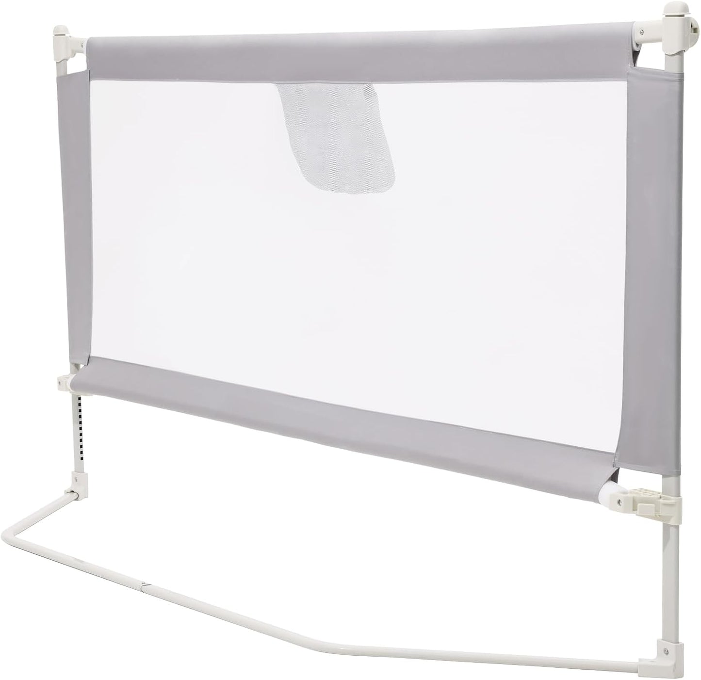 Toddler Bed Rail Guard with Quick Assembly and Adjustable Height