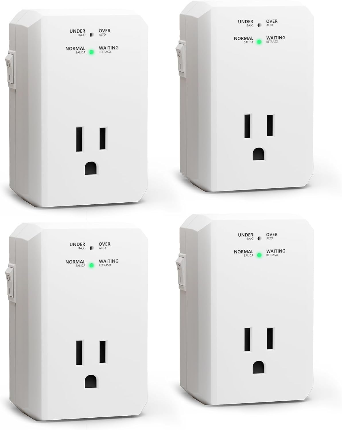 BSEED Single Outlet Surge Protector for Home Appliances and PCs