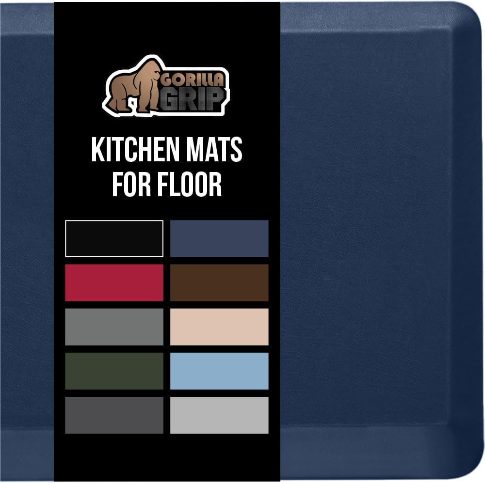 GORILLA GRIP Cushioned Kitchen Mats for Comfort and Support