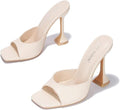 Lithe Sexy High Heels for Women - Square Open Toe Heeled Sandals