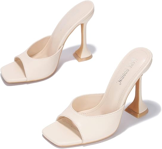 Cape Robbin Lithe Sexy High Heels for Women - Stylish Open Toe