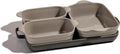 Bakeware Set 5-Piece Nonstick Ceramic Cast Aluminum - Space-Saving