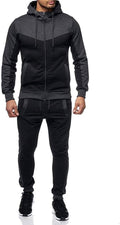 Marine Royal Track Suits for Men Set Full Zip Sweatsuit - Warm Men's