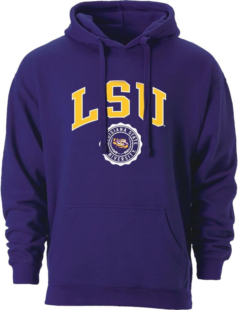 Comfortable Unisex Hooded Sweatshirt with LSU Heritage Logo