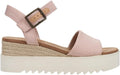 TOMS Womens Diana Mule Wedge Sandal - Cushioned Day-to-Night Comfort