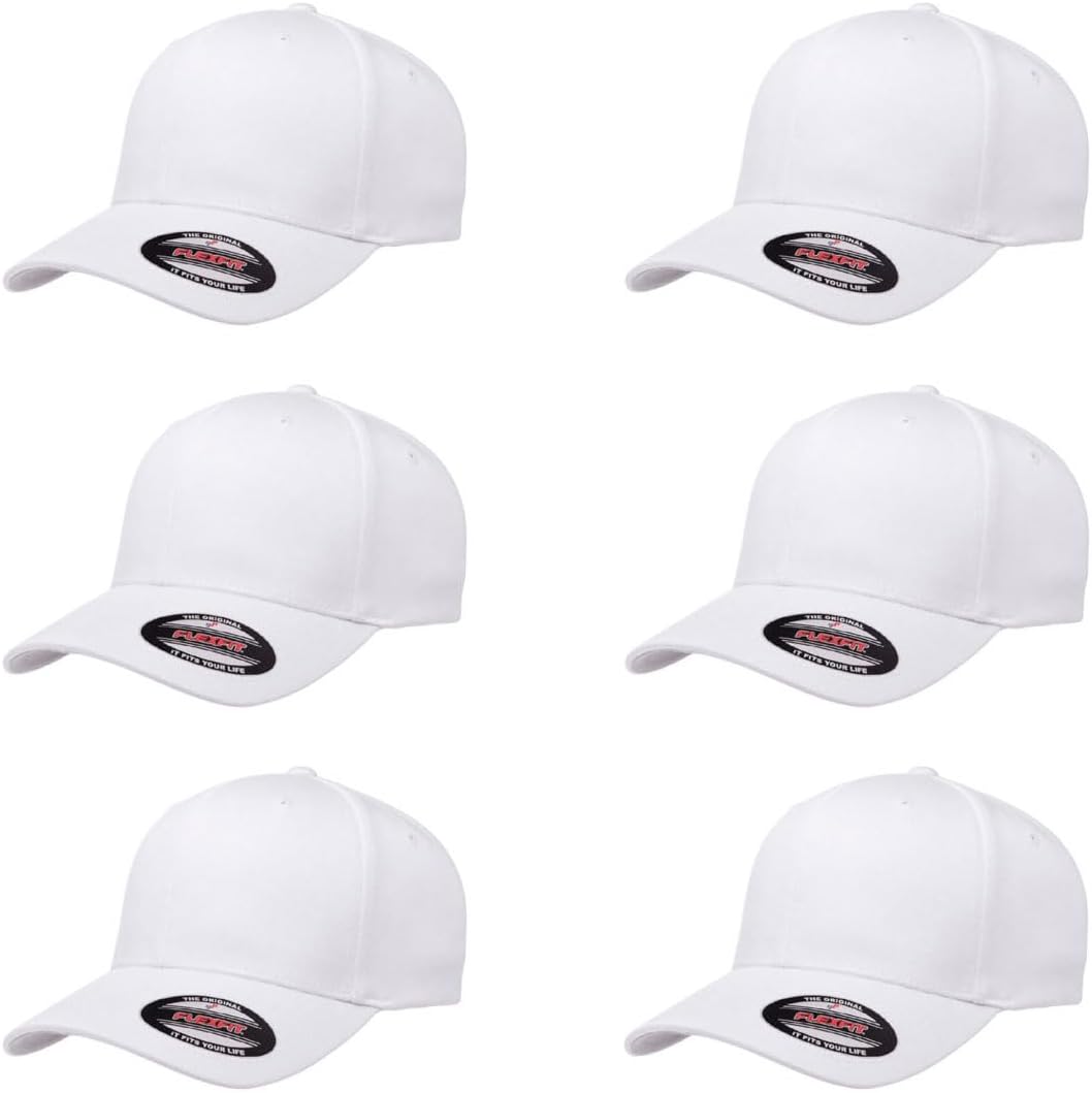 Flexfit Wooly Combed Premium 6-Panel Baseball Cap for Comfort