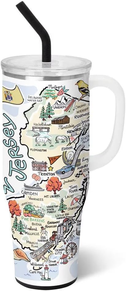 Swig Life 40oz Mega Mug: Insulated Tumbler with Handle & Straw