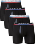 Hanes X-Temp 4-Way Performance Stretch Mesh Boxer Brief - Breathable