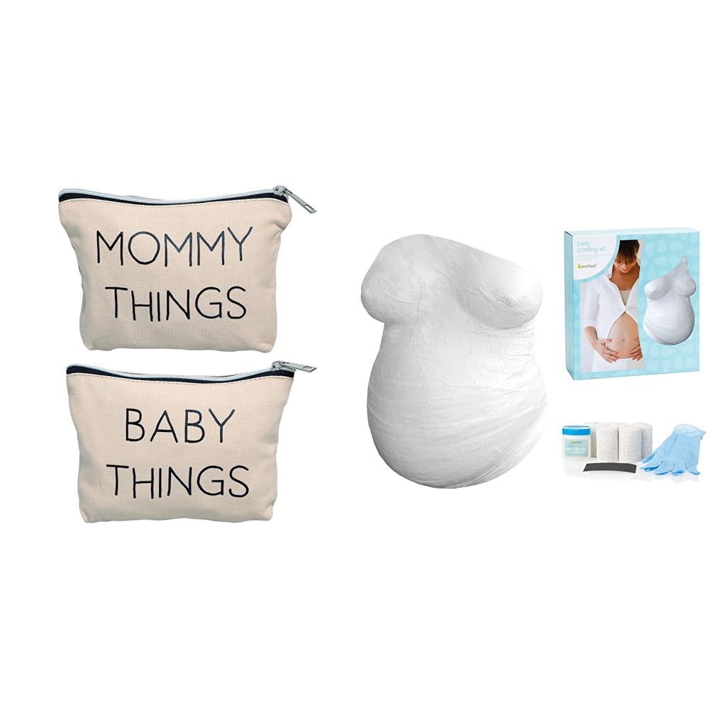 Stylish Baby Mom Things Pouches and Belly Casting Kit Set