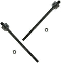 TRQ Front Inner Tie Rod Set Compatible with 2003-2007 Cadillac CTS