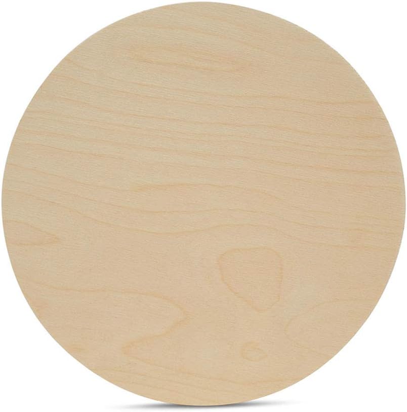 Wood Circles 16 Inch Birch Plywood Discs for Crafting Projects