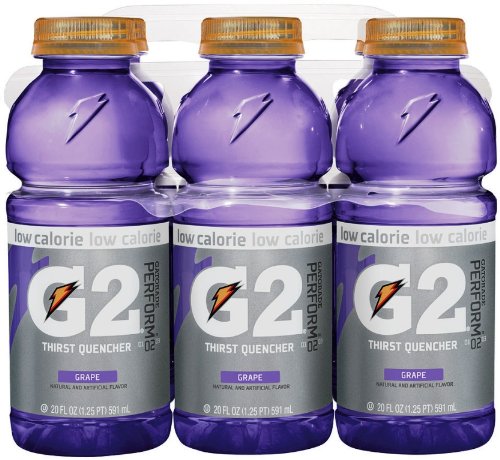 Gatorade G2 Sports Drink, Grape Flavor, Low Calorie Refreshment