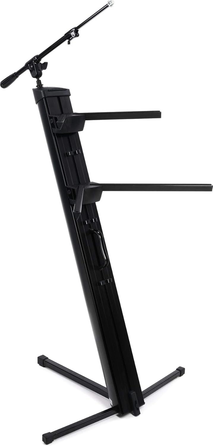 Pro Plus 2-Tier Keyboard Stand with Mic Boom