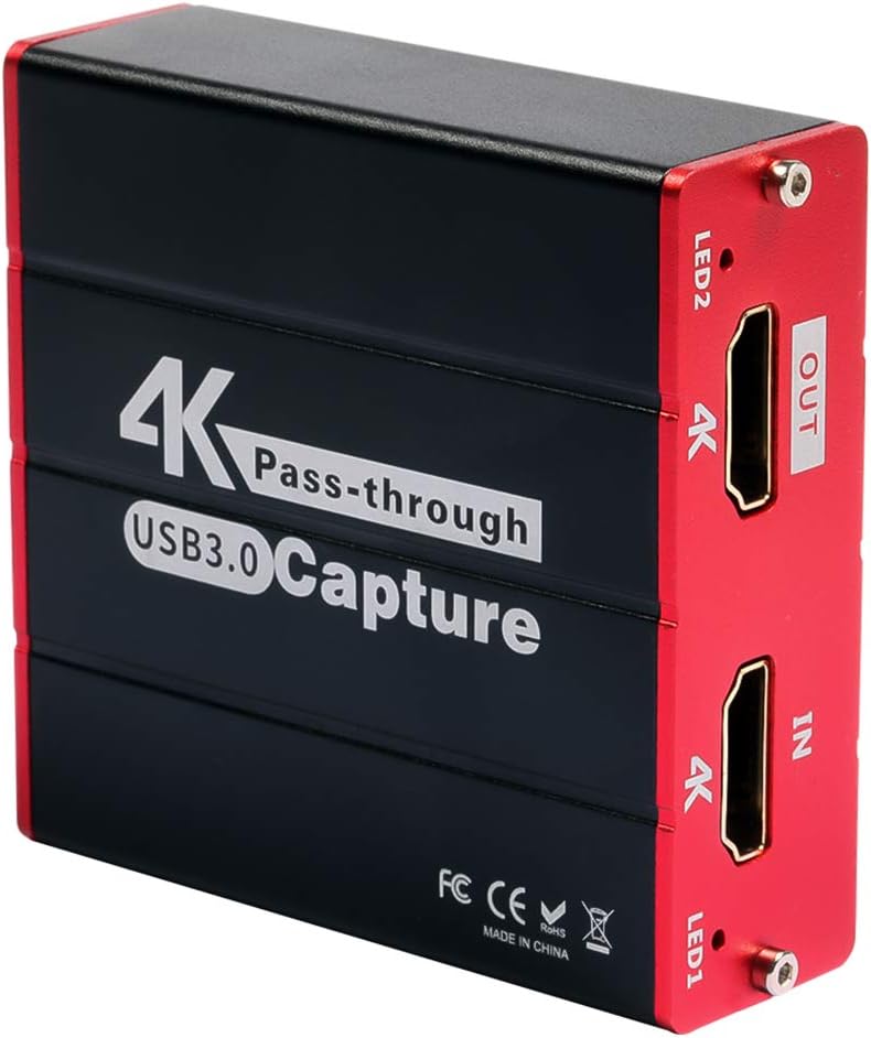 Mirabox USB3.0 HDMI Video Capture Card for 1080P Streaming