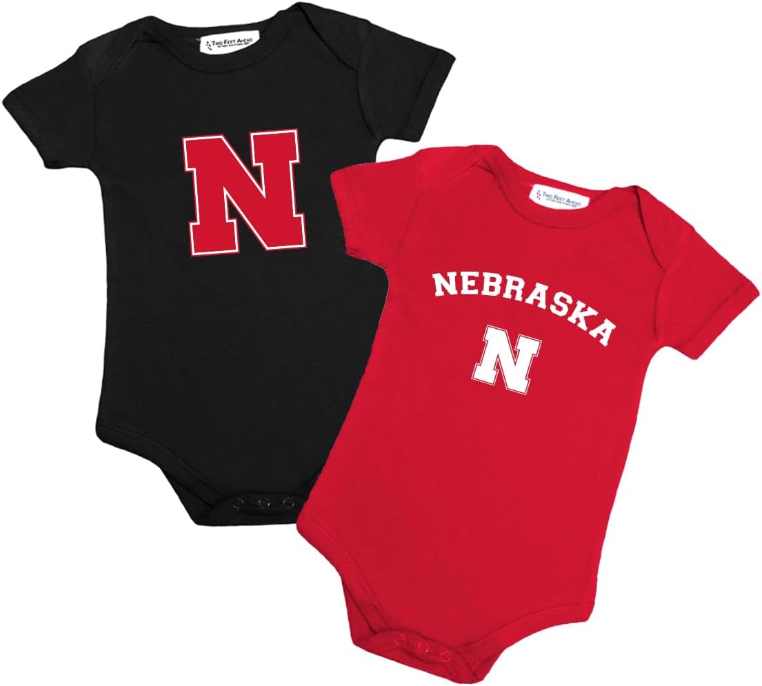 Two Feet Ahead Baby Bodysuit 2 Pack for Newborns and Infants