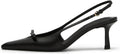 Slingback Heels for Women Kitten Heels with Bow - Comfortable 2.5in