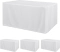 Obstal 4 Pack Table Clothes for 8 ft Rectangle Tables - Water