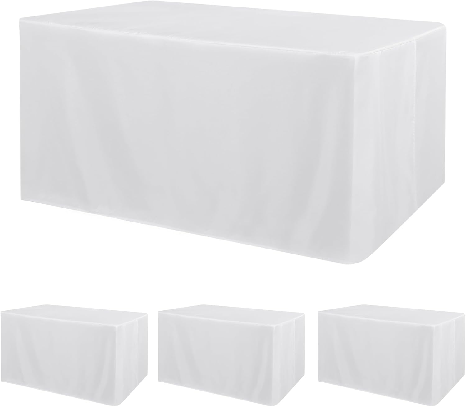 Obstal 4 Pack Table Covers for 8 Foot Rectangle Tables