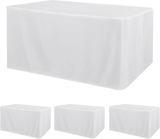 Obstal 4 Pack Table Covers for 8 Foot Rectangle Tables