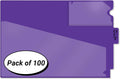 Center Tab Vinyl Outguides Letter Size - Durable File Location Aids